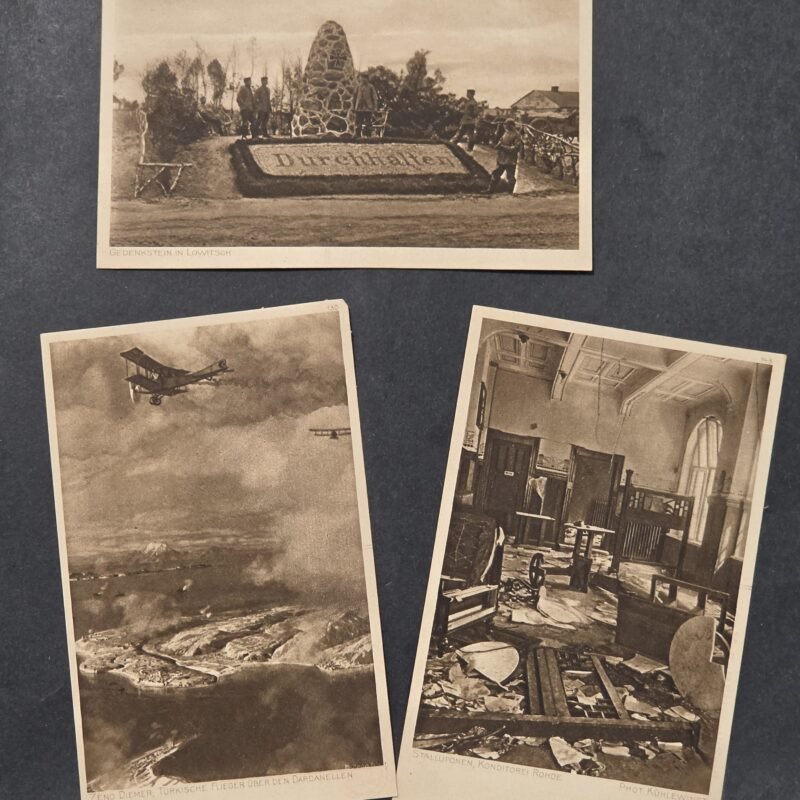 20260822_154242 WWI Imperial German Postcards East Prussia Dardanelles Aviation War Damage 1915