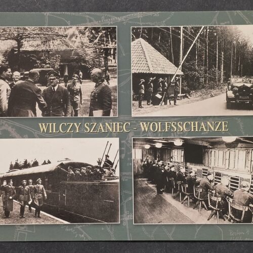 Adolf Hitlers Wolfsschanze Wolf’s Lair Historical German Postcard – Wartime Headquarters Photo Scenes