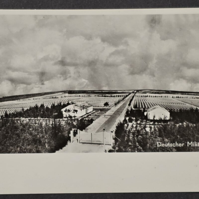 20260822_155518 WWII Nazi German KIA Fallen Soldier Military Cemetery Photo Postcard Militar Friedhof