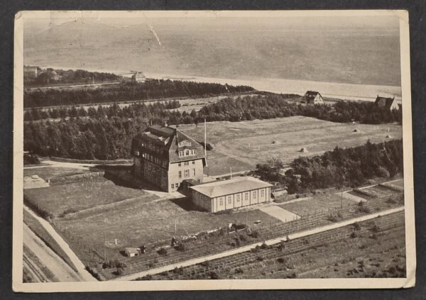 RARE! 1937 WWII Nazi German Third Reich SA STORMTROOPERS House Home HEIM NORDSEE Postcard