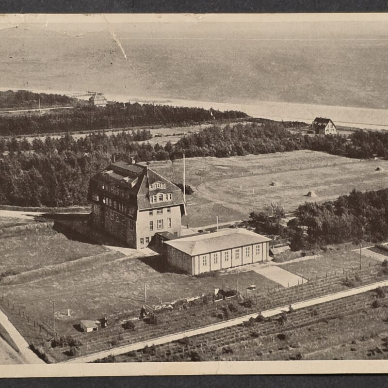 20260822_155645 RARE! 1937 WWII Nazi German Third Reich SA STORMTROOPERS House Home HEIM NORDSEE Postcard