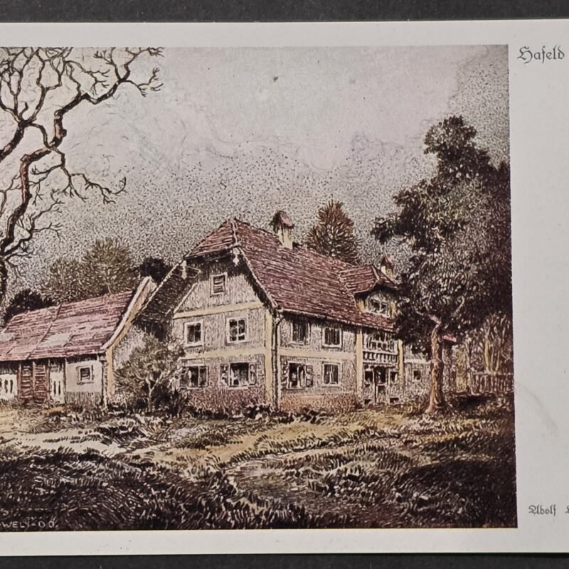 20260822_155823 Adolf Hitlers Childhood Home in Austria Nazi German Third Reich Propaganda Postcard 1895/97