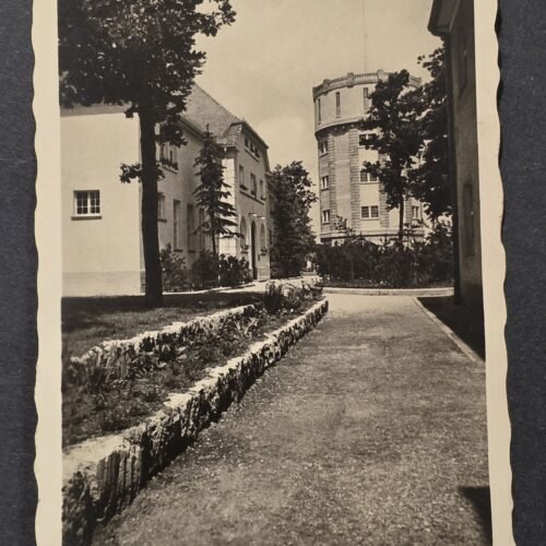 20260826_171741 Rare WW2 Nazi German NSDAP Third Reich SS Übungslager Dachau Hospital Training Camp Photo Postcard