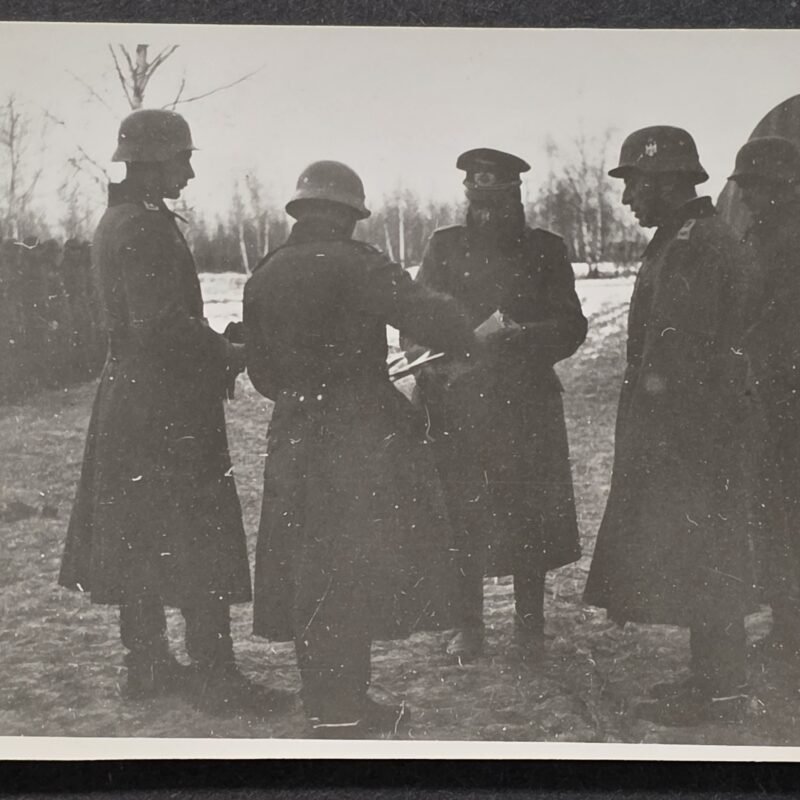20260826_172036 WW2 German Wehrmacht Officer in the field w Steel Helmet Soldiers Photo
