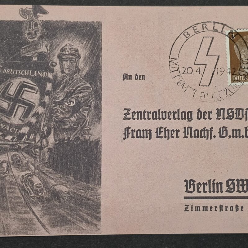 20260826_172642 WW2 Nazi German NSDAP Third Reich 1932 NSKK Der NSKK-Mann Subscription Card Berlin Motor Corps