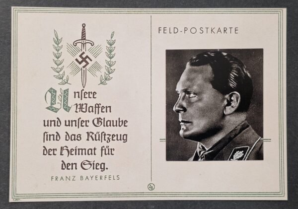 20260826_172800 WWII German Feldpost Postcard Hermann Göring Applied Photograph Photo