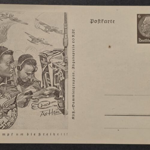 20260826_172952 WWII German Luftwaffe Radio Operators Military Postcard Im Kampf um die Freiheit