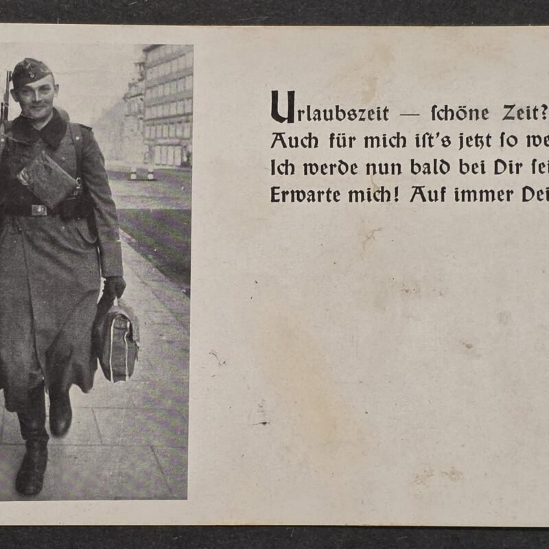 20260826_173212 WWII German Wehrmacht Army Soldiers Feldpost Postcard 1941 Military Ink Stamp