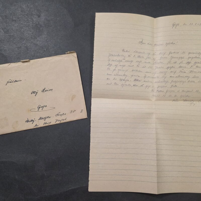 20260829_132040 WWII Nazi German Third Reich Wartime Letter 1944 Coburg w Cover Adolf Hitler Stamp