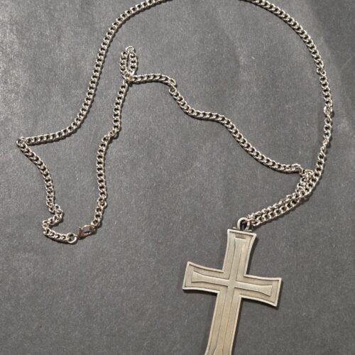 WWII Nazi German Third Reich Protestant Chaplain’s Cross & Chain – C.E. Juncker