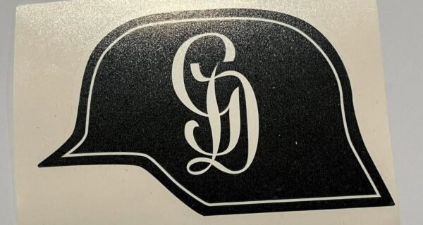 769175317_10238626284790144_2440593314031442508_n Grossdeutschland SS Steel Helmet WW2 Military division die cut vinyl decal sticker