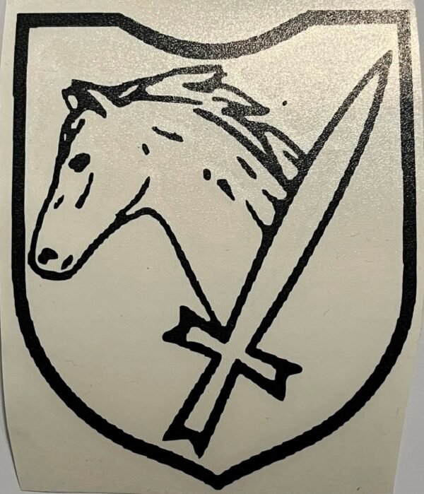 Florian Geyer Horse WW2 Military division die cut vinyl decal sticker