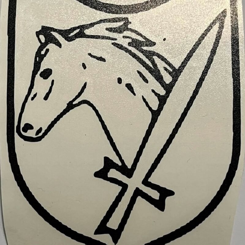 Florian Geyer Horse WW2 Military division die cut vinyl decal sticker