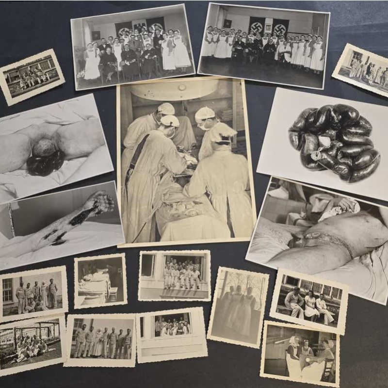 Screenshot 2026-08-07 at 14-38-46 Extreme Graphic! Photo lot WW2 WWII German DRK Red Cross surgeon team - WWI & WWII Collectibles at GunBroker.com 1194321587 Extreme Graphic! Photo lot WW2 WWII German DRK Red Cross Doctors surgeon team