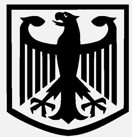German Eagle WW2 Military division die cut vinyl decal sticker