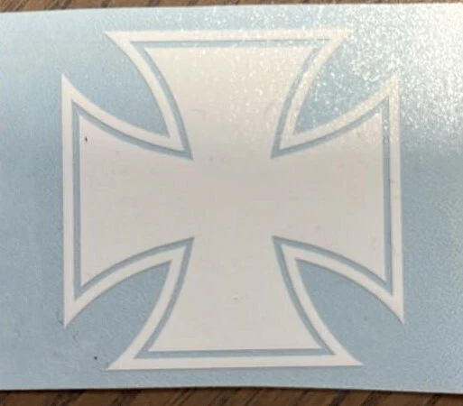 Iron Cross WW2 German Military division die cut vinyl decal sticker