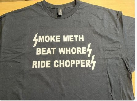 meth whores Smoke Meth Beat Whores ride Choppers SS Outlaw biker T Shirt SYLO