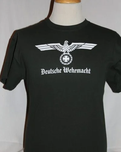 s-l1600 (12) Deutsche Wehrmacht Eagle Military Army T Shirt