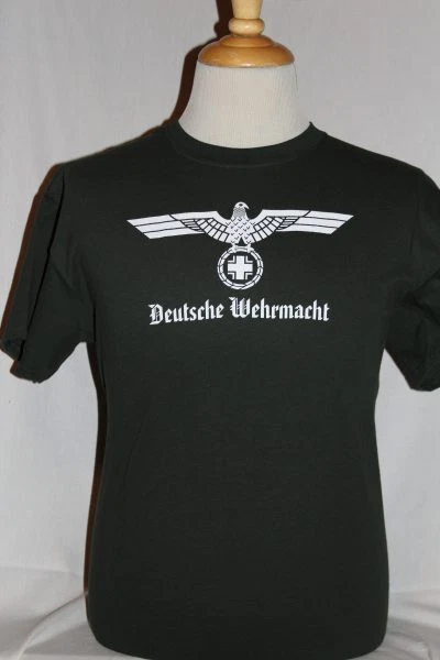 s-l1600 (12) Deutsche Wehrmacht Eagle Military Army T Shirt