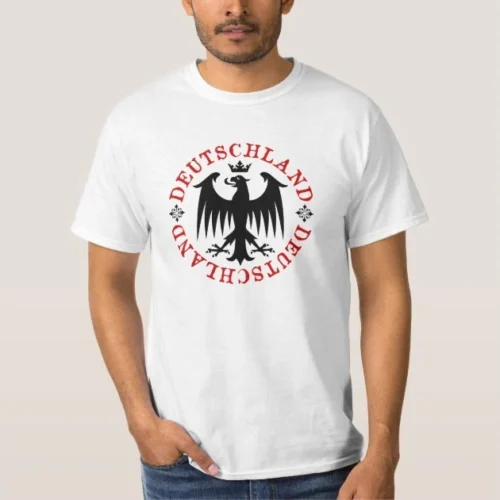 Deutschland Eagle Military T Shirt