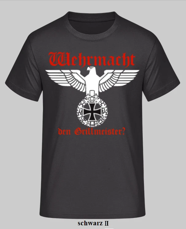 s-l1600 (8) Wehrmacht Der Grillmeister Eagle Military Army T Shirt