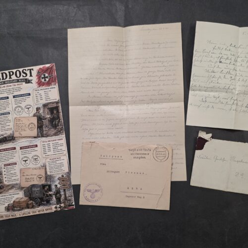 German Fischer Family Feldpost Archive – WWI & WWII Letters & Envelopes 1918–1941