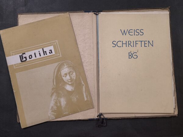 20260829_133859 German Weimar - Third Reich Era Writing Font Type Typography Printing Specimen Books Cards lot