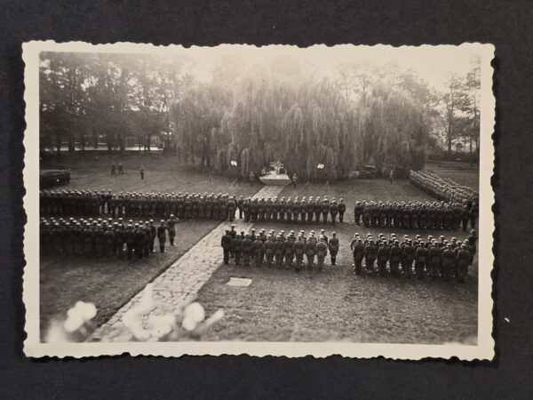 20260902_173519 WWII German Army Wehrmacht Mass Parade & Swearing-In Ceremony Swastika Battle Flag Photo