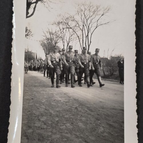 20260902_175101 WWII Nazi German SA Sturmabteilung Stormtroopers NSDAP Marching Formation Photo