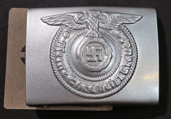 WW2 Nazi German SS EM Belt Buckle w RZM SS Tag Meine Ehre Heist Treue