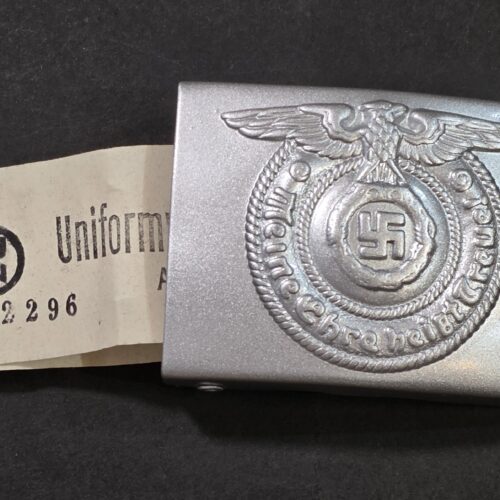 WW2 Nazi German SS EM Belt Buckle w RZM SS Tag Meine Ehre Heist Treue