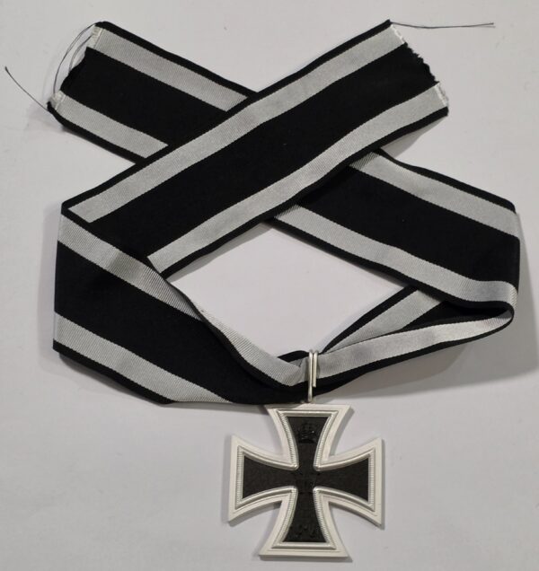 WWI Imperial German Grand Cross of the Iron Cross 1914 – Large Neck Cross w/ Full Ribbon – 800 Marked