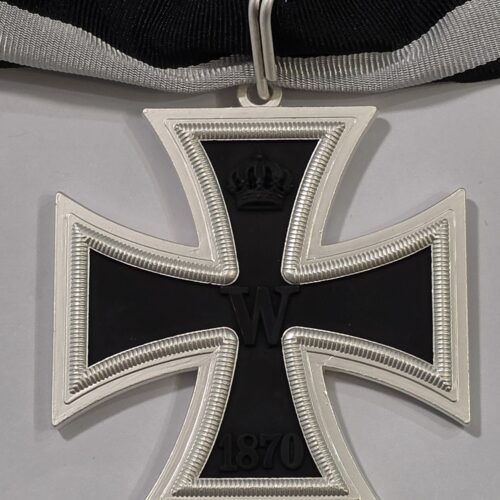 WWI Imperial German 1870 Grand Cross Iron Cross – Large Neck Cross – 800 Marked