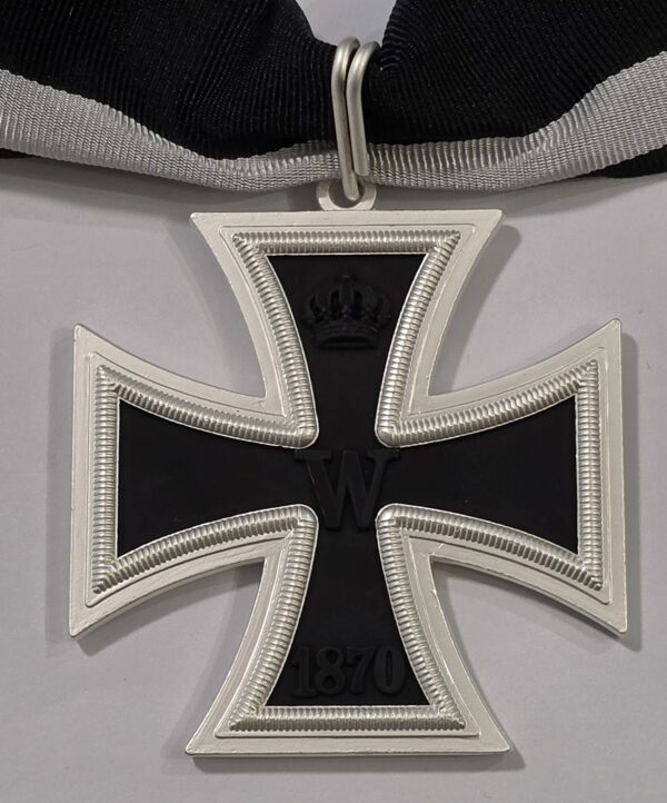 WWI Imperial German 1870 Grand Cross Iron Cross – Large Neck Cross – 800 Marked
