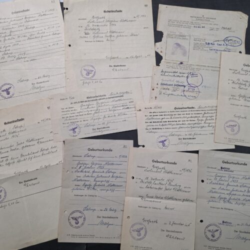 20260906_143948 Original WWII German Kriegsmarine Sailor Ferdinand Matthiesen 10 Document Grouping – Allied Discharge 1945