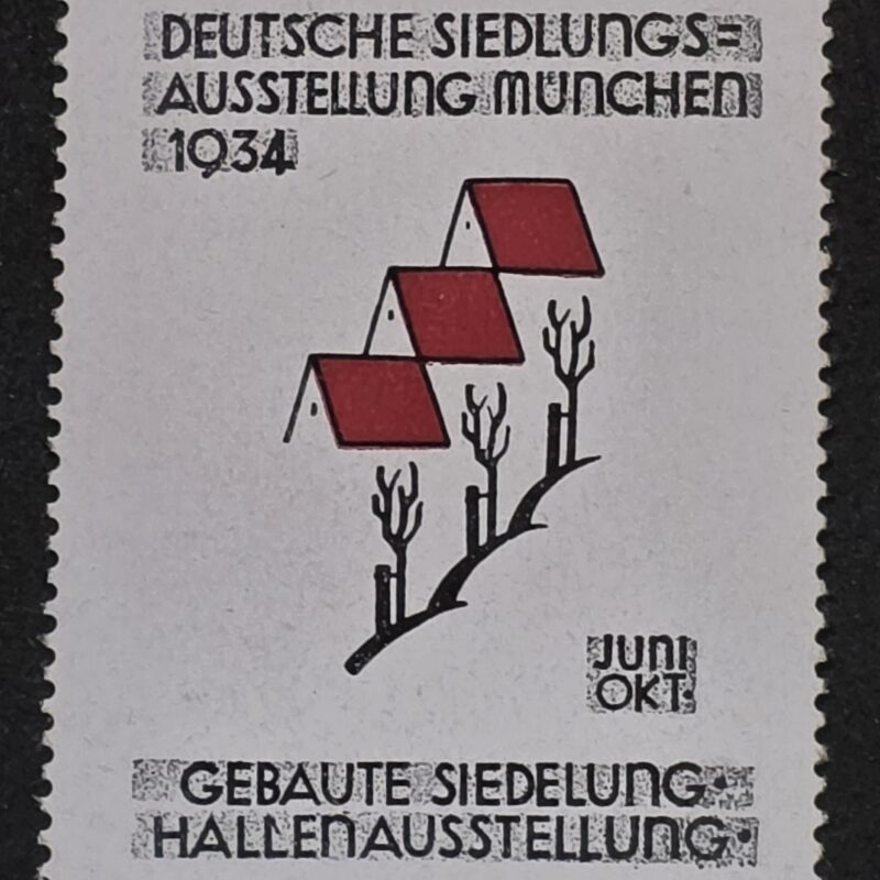 20260908_184143 1934 Nazi German Settlement Exhibition Munich Third Reich Advertising Stamp
