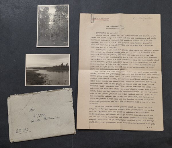 20260912_131623 ARCTIC FRONT! WWII German Lapland Grenadier “Siegener Weg” Documents + Photos