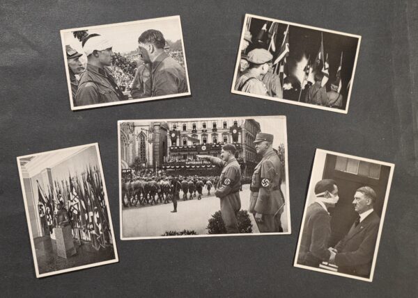 Nazi German Third Reich 1933 Deutschland Erwacht NSDAP Heinrich Hoffmann Tobacco Cigarette Photo Cards Hitler SA SS HJ