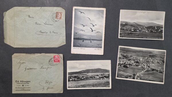 20260915_155705 WWII Nazi German 1940-45 Third Reich Postcard Lot Covers Hindenburg Postal History