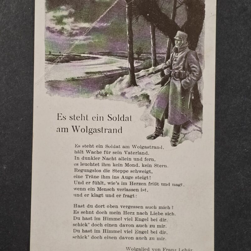 WWII 1940 Nazi German Feldpost Postcard to Female at RAD Lager Camp Neustift Rohrendorf
