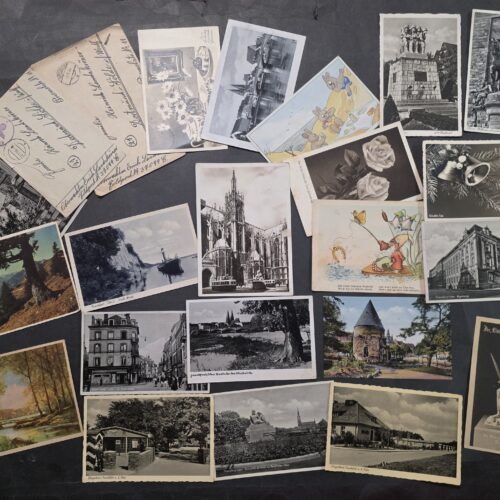 20260915_162504 WWII German Police Feldpost Grouping – 23 Covers Letters & Postcards – Erich Landskroner