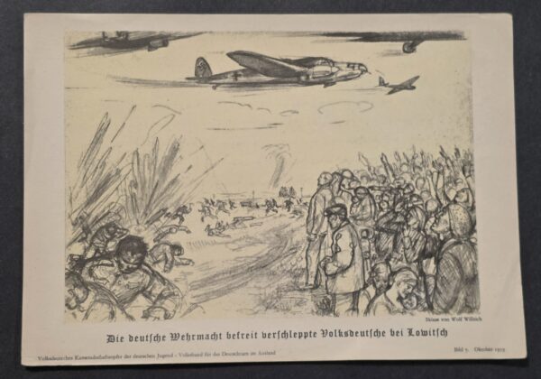 20260916_161134 Original 1939 Nazi German HJ DJ Youth WWII VDA Wolf Willrich Wehrmacht Liberation Art Print