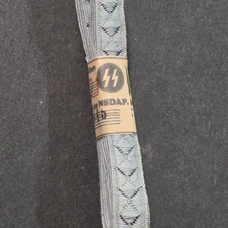 20260916_165442 WW2 German SS Tresse Bundle For Insignia w SS RZM Tag