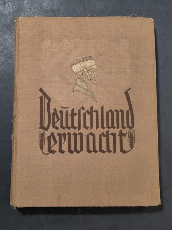 20260918_130503 WW2 Nazi German 1933 Deutschland Erwacht Germany Awakens! NSDAP Cigarette Card Album Book