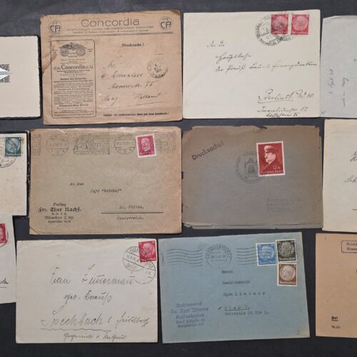 20260922_155937 WW2 Nazi German Third Reich NSDAP Covers w Stamps - Adolf Hitler Street