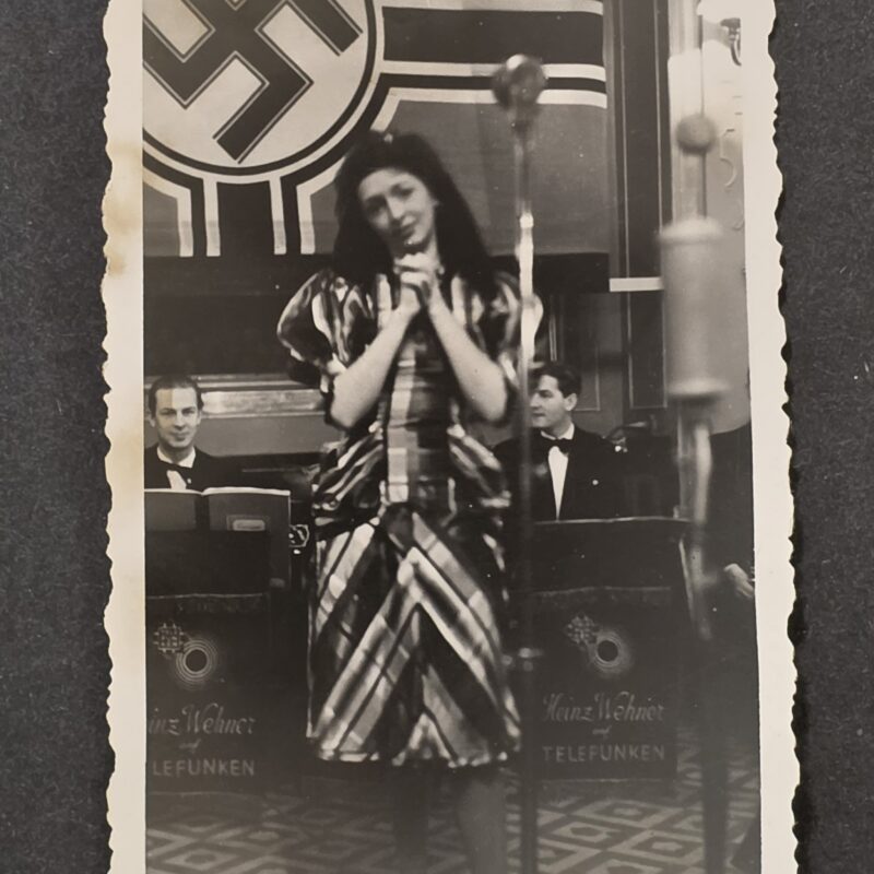 20260923_143202 Original 1930s Third Reich Nazi German Heinz Wehner Telefunken Swing Orchestra Stage Photo
