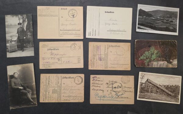 WW1 & WW2 Era German Soldiers Feldpost Photos & Postcards 1918-1941