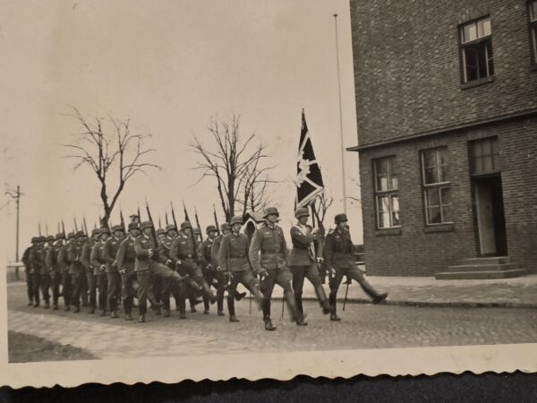 Luftwaffe Standard Flag Bearers Military Parade Photo WW2 WWII Nazi German