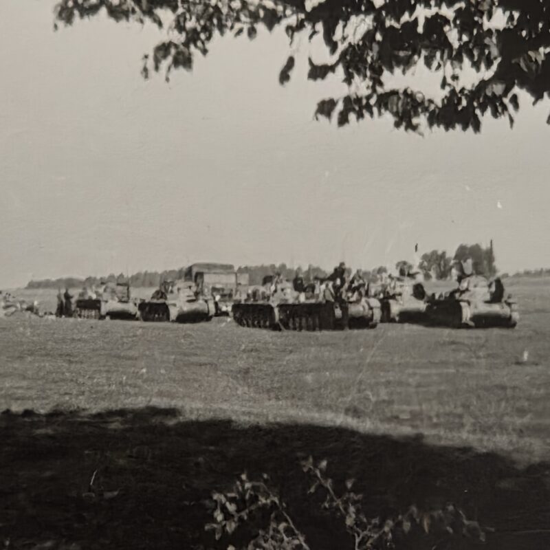 20260924_133843 Panzer Tanks in the field WW2 German Military Photo