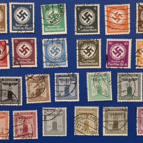 20260925_133610 WWII WW2 Nazi German NSDAP Third Reich Government Officials Stamp Sets Swastika + Eagles sets